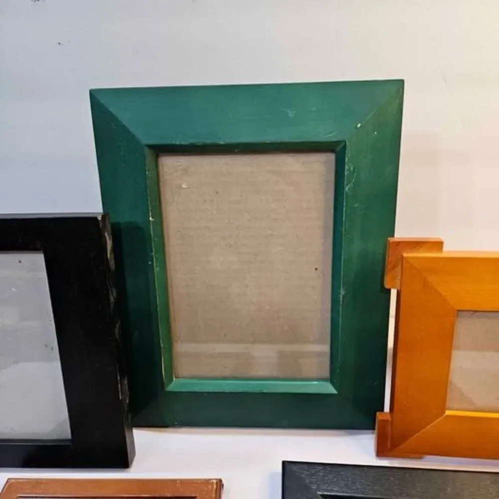 Set of 5 Assorted Wooden Picture Frames